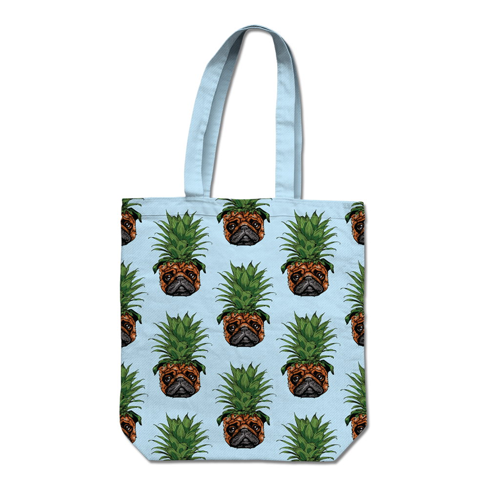 Tote Bag• Pineapple Pugs